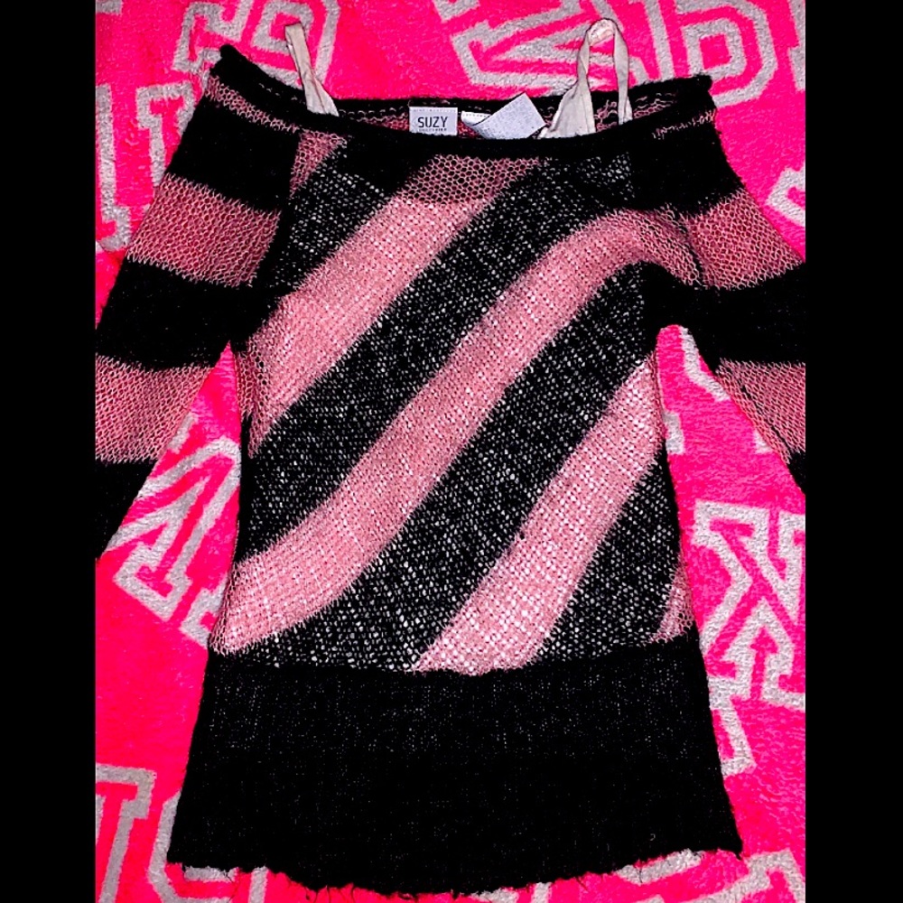 Sweater with tank top inside